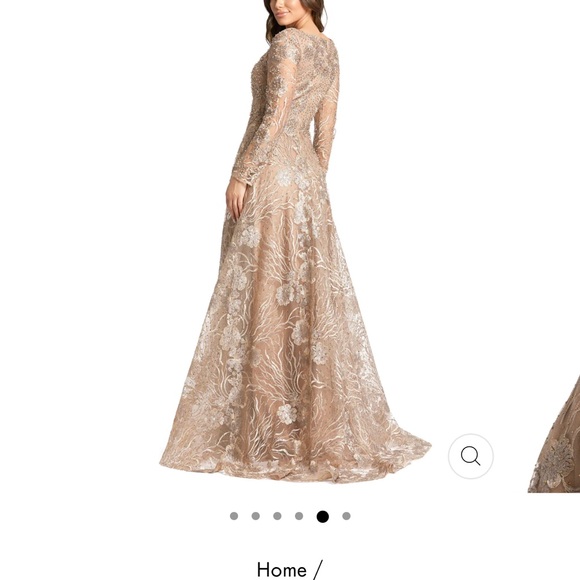 Mac Duggal gorgeous dress!!! Size 24 (I wear 22 normally) - Picture 3 of 3